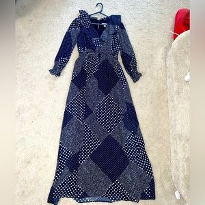 Shelby & Palmer brand new dress. Size 8. Long, flowy, polka dot